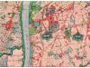 Fort 8 te Hoboken en fort 7 te Wilrijk op de kaart NGI 1860-1884 (copyright: Nationaal Geografisch Instituut, Brussel)