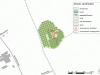 Plattegrond van de schans van Landmolen in Kruibeke (copyright: provincie Antwerpen)